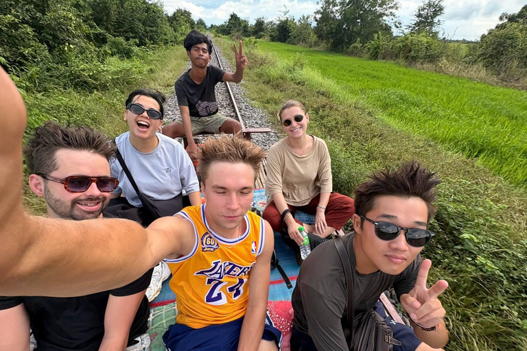 Battambang: Bamboo Train, Killing Cave, and Bat Cave Tour