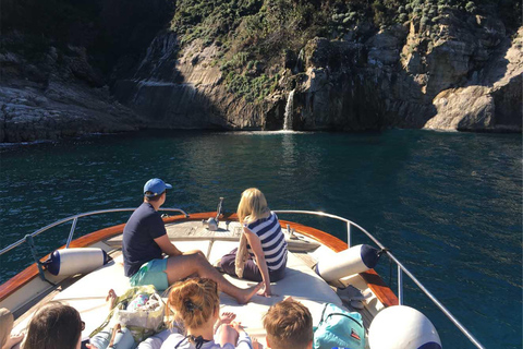 Von Sorrento aus: Positano & Amalfiküste Kleingruppentour mit dem BootAb Sorrent: Bootstour in kleiner Gruppe nach Positano & Amalfiküste