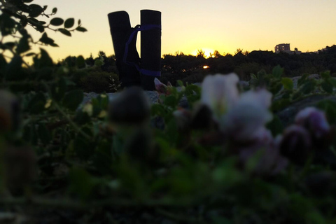 Mityczna joga i medytacja w Atenach o wschodzie i zachodzie słońcaAkropol w Atenach Mityczna joga i medytacja Wschód i zachód słońca