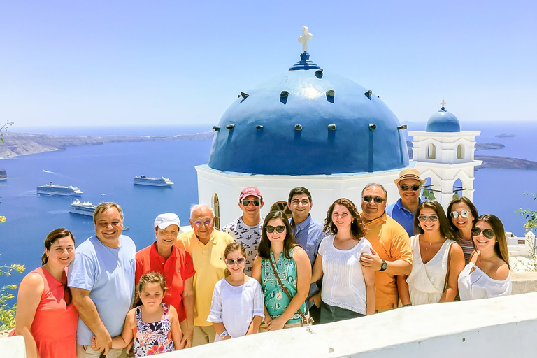 Santorini: tour privato delle attrazioni in minibus