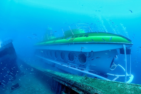 Lanzarote: Fahren Sie mit einem echten U-Boot "Sub Fun Tres"