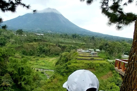 Yogyakarta: Selogriyo, Kedung Kayang & Merapi Sunset Tour SHARED TOUR: Hidden Rice Terraces & Volcano Sunset