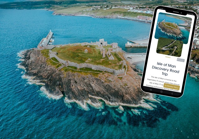Visit Isle of Man Discovery Road Trip Interactive Guide Book in île de mafia