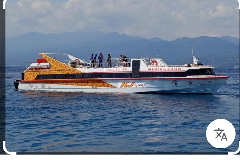 Bali: Gili Islands Fast Boat Ticket with Hotel Pickup