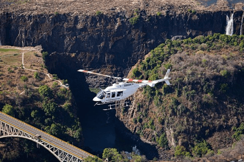 Victoria Falls: Aerial Photography Helicopter Flight
