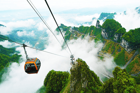 Zhangjiajie Tianmen Berg Tour &amp; Tianmen Fuchs Fee Show