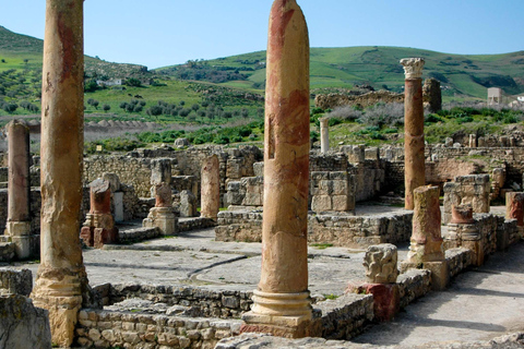 Excursion privée d&#039;une journée à Testour, Dougga et Bulla Regia