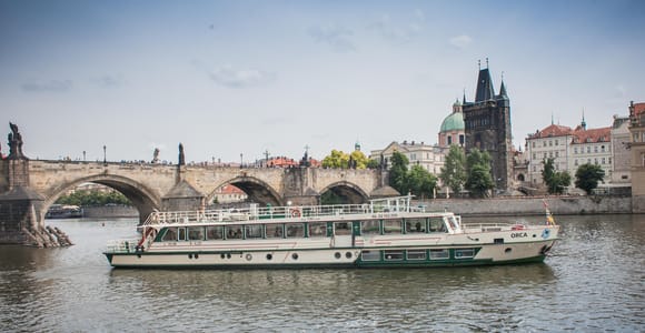 Prague: An unforgettable 2-hour cruise on the Vltava River.