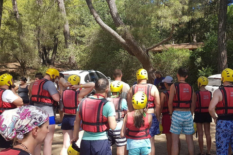 Antalya/Side: Rafting, Buggy, Jeep, and Zipline Adventure Rafting option with a meeting point.