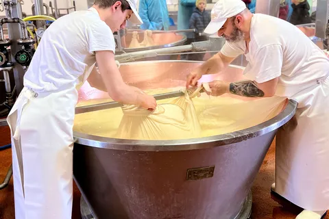 Konsten att framställa Parmigiano Reggiano & lagrad balsamvinäger