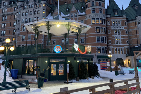 Quebec City: Old Quebec Schlittenfahrt mit heißer Schokolade