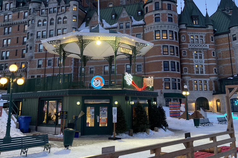 Quebec City: Old Quebec Schlittenfahrt mit heißer Schokolade