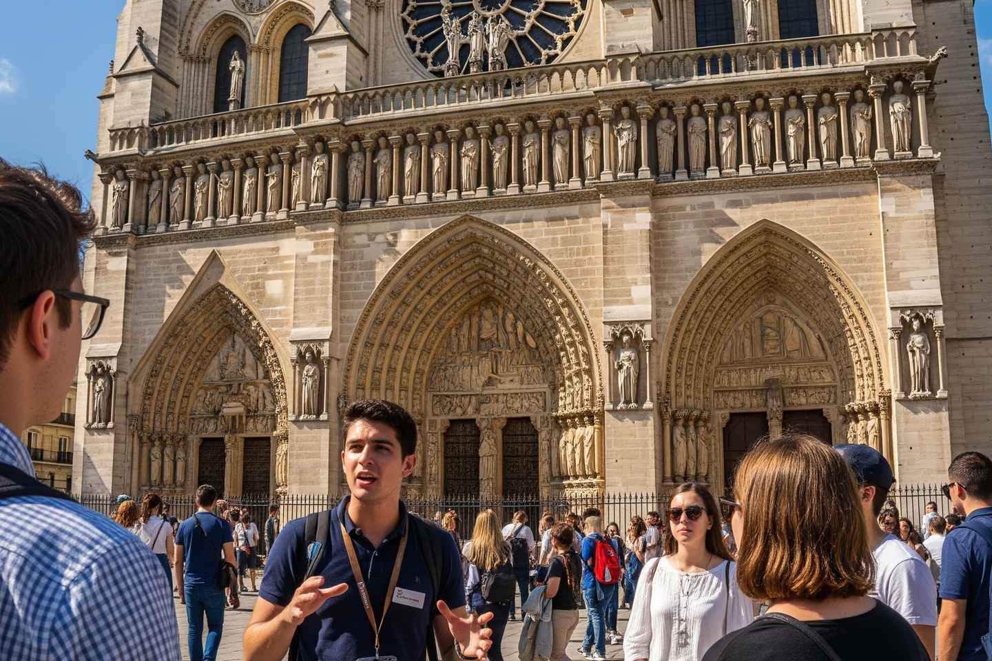 Paris: Notre Dame Interior Guided Tour with Entry Included