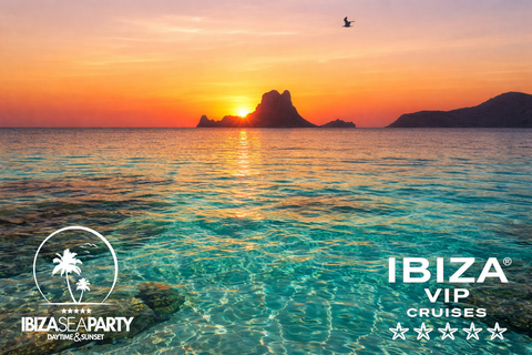 ibiza: 3 Islands—1 Day VIP Boat Formentera & EsVedra Sunset PREMIUM TICKET with 5.5h Premium Open Bar, Lunch & Dinner