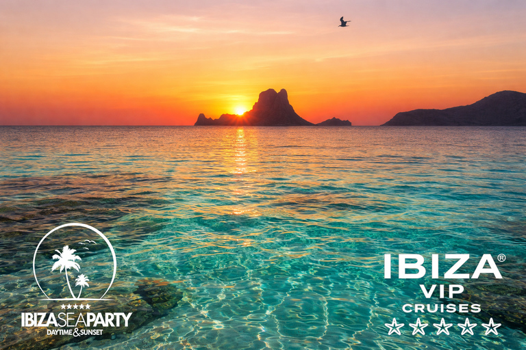 ibiza: 3 Islands—1 Day VIP Boat Formentera & EsVedra Sunset PREMIUM TICKET with 5.5h Premium Open Bar, Lunch & Dinner