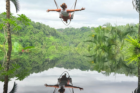 Ubud: gita di 1 giorno con guida tra cascate e terrazze di risoUbud: gita di 1 giorno alle cascate e alle risaie