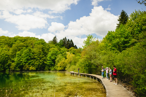 From Split or Trogir: Plitvice Lakes Tour with Entry Tickets Plitvice Lakes: Group tour from Trogir