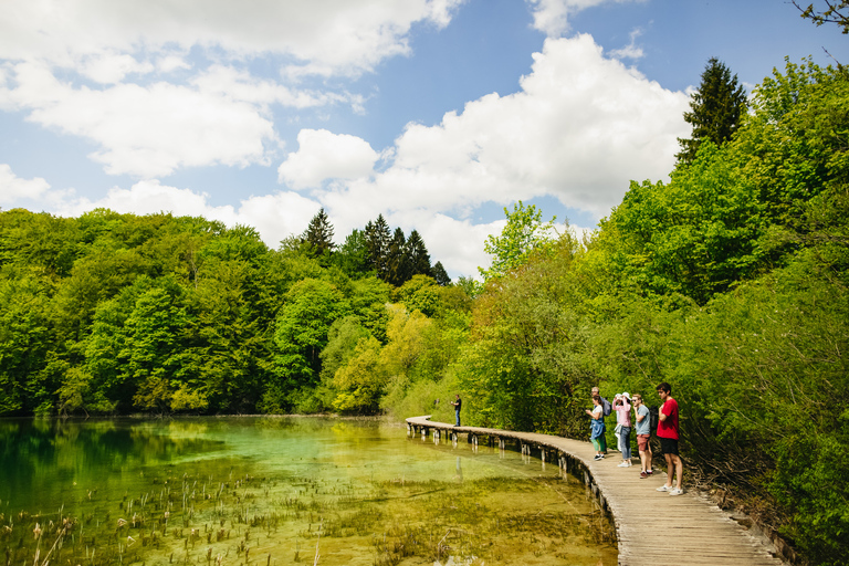 From Split or Trogir: Plitvice Lakes Tour with Entry Tickets Plitvice Lakes: Group tour from Trogir