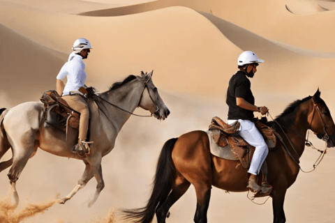 Doha: Souq Waqif Tour with Sealine Horse Riding Experience