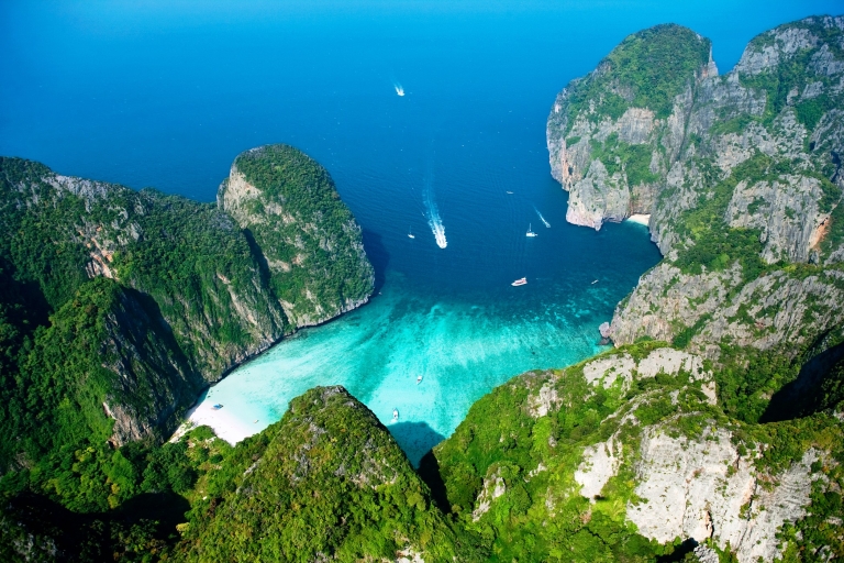 Phi Phi: Half-Day Long-Tail Island Boat Tour Ticket Phi Phi Islands: Afternoon Long Tail Boat Tour with Sunset
