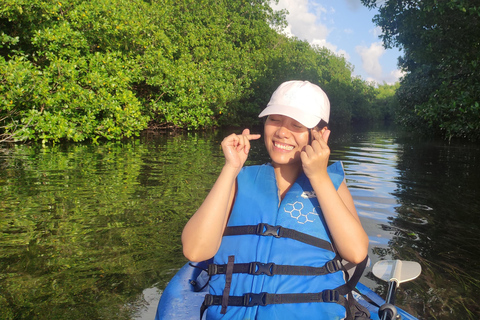 Cancun: excursion de 3 heures en kayak dans la lagune de Nichupte