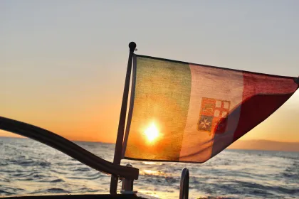 Portofino Kreuzfahrt bei Sonnenuntergang mit Aperitif