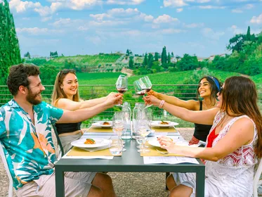 Von Florenz aus: Toskana, Siena, San Gimignano & Mittagessen auf dem ...