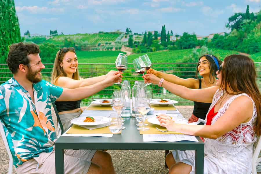 Von Florenz aus: Toskana, Siena, San Gimignano & Mittagessen auf dem Weingut
