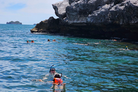 Koh Pha Ngan: Day Tour Ang Thong with Kayak, Snorkel & Lunch Option 1: Hotel Pick up in Koh Pha Ngan