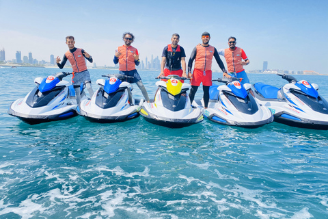 Dubai: Jet Ski Tour to Burj Al Arab with City Skyline Views 1-Hour Jet Ski Tour to Atlantis and Burj Al Arab