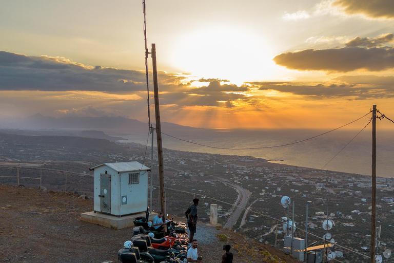 Au départ d&#039;Héraklion : Excursion en soirée en Crète sauvage en Quad Safari