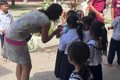Phnom Penh: Silk Island School Visit with Activities