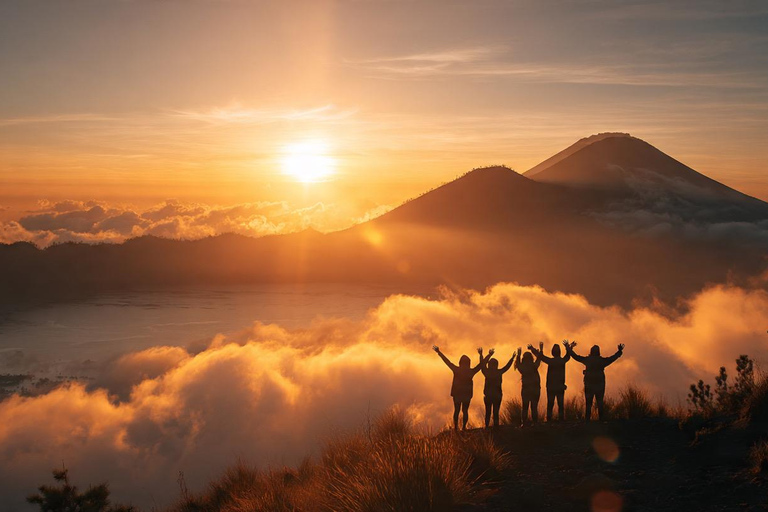 Mount Batur Sunrise Trekking Shared Tour from Ubud Batur Natural Hot Spring Entrance Ticket ( No Hiking )