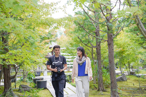 Tour della meditazione e dei giardini zen di Kyoto in un tempio zen con pranzo