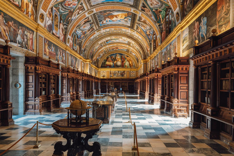 Madrid: Private day tour to El Escorial and Segovia Private day tour El Escorial Monastery & Segovia with van