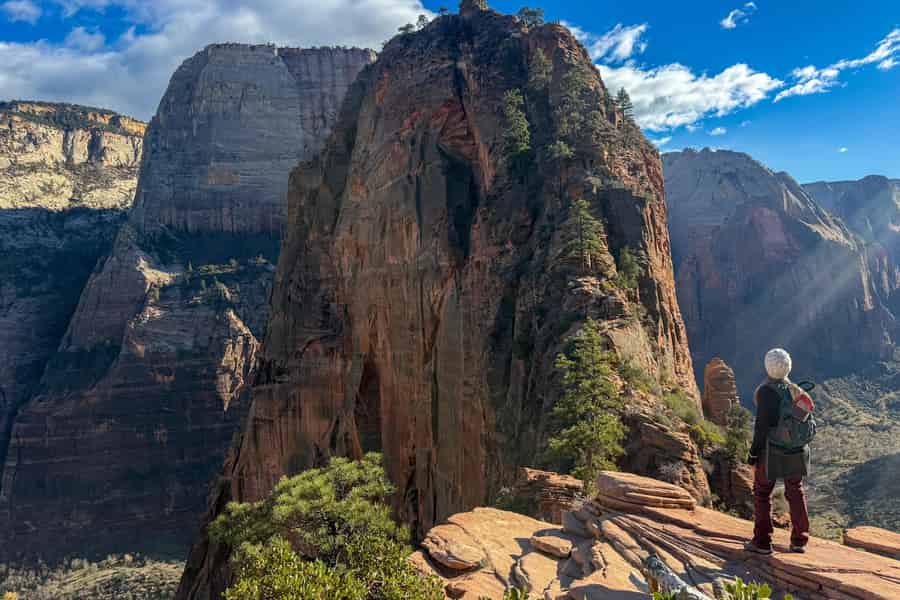 Zion-Nationalpark: Geführte Wanderung zum Angels Landing mit Genehmigung. Foto: GetYourGuide
