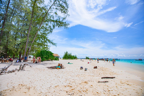 Phi Phi: Passeio de 4 horas em bambu e Phi Phi em barco particular de cauda longa11 a 15 pessoas