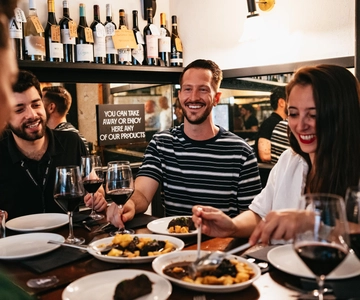 Guided Tapas and Wine Tour with Terrace Visit