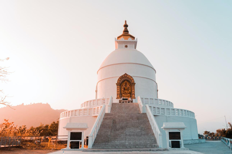 Excursão com vista para o pôr do sol no Himalaia saindo de Pokhara