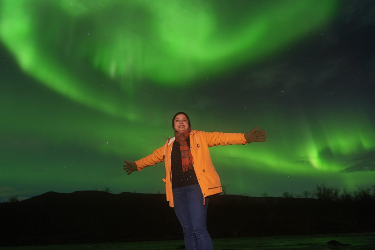 Tromsø: English/Spanish Aurora Pathfinder Tour with Photos Tromsø: English/Spanish Aurora Hunting Private Minibus Tour