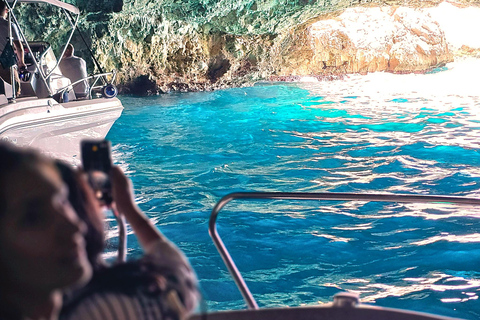 Speed Boat Tour to Blue Cave, Lady of Rocks and Mamula