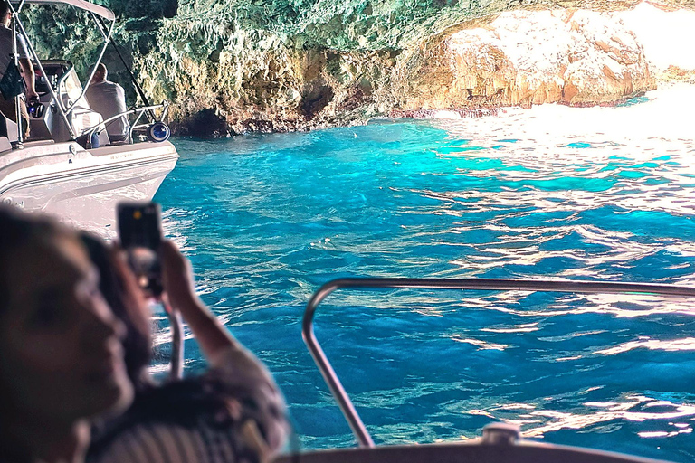 Speed Boat Tour to Blue Cave, Lady of Rocks and Mamula