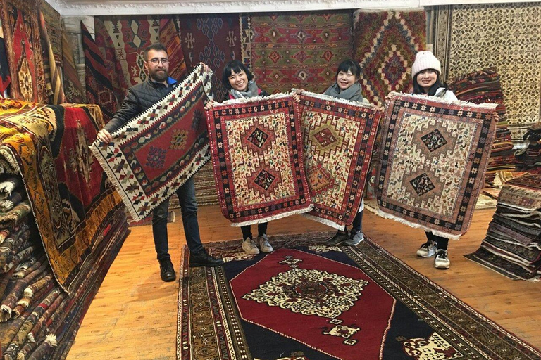 Visite de l'atelier de céramique et du magasin de tapis de la Cappadoce