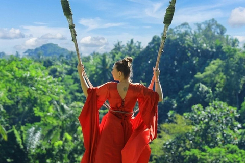Bali: Ubud Swing, Rice Terrace & Temple Private Day Tour