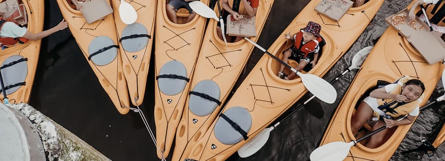 Pizza Paddle - Tour en kayak avec dîner dans la baie de Batemans