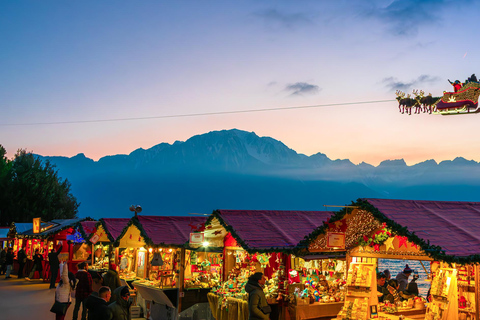 Montreux Noël Walk - Private Christmas Tour + Glühwein Mug French Guided Tour