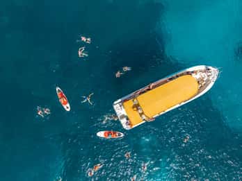 Alcudia: Coll Baix Beach & Sea Caves Cruise with Snorkeling