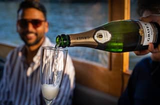 Amsterdam: Private Luxus-Grachtenfahrt mit Champagner und Guide