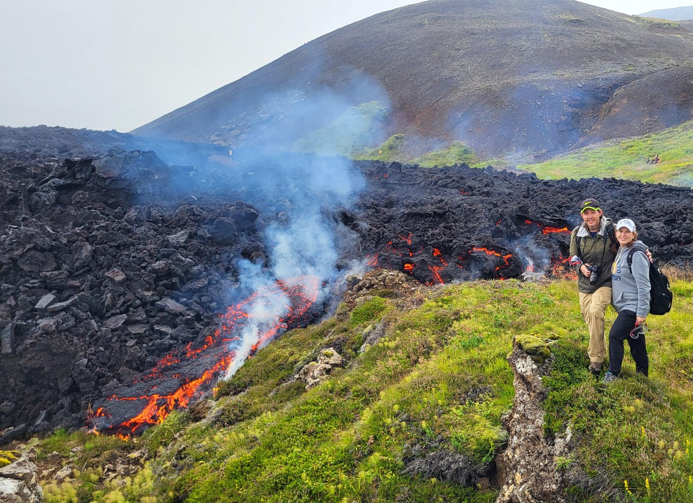 Vandretur på Fagradalsfjall-vulkanen – lille gruppe med lokal guide