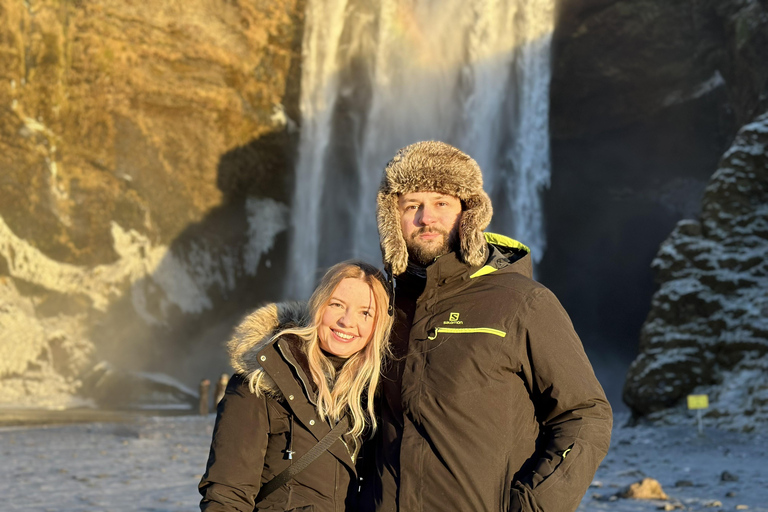 South Coast Private tour with Black Pizza & Glacier Hike
